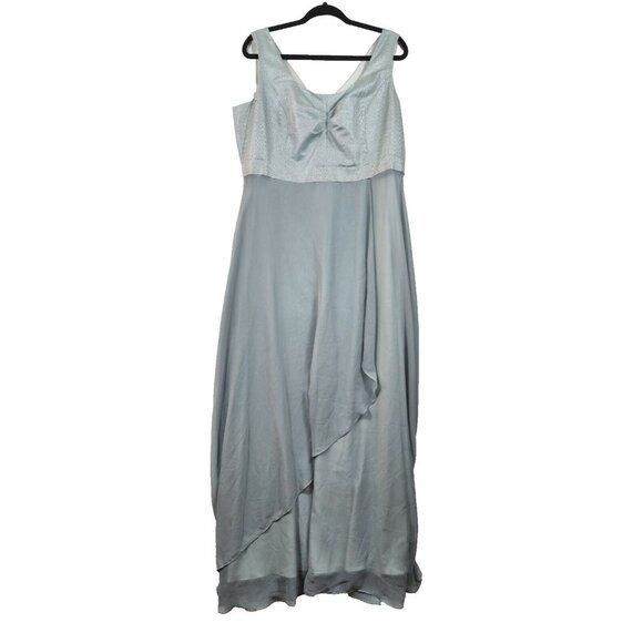 Tahari ASL Dresses & Skirts - Tahari  Arthur S Levine Womens Size 16 Green V-neck Sleeveless Maxi Dress